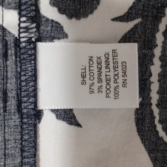 🖤BR X Milly Collection🖤 - Black/White Feather Print Elastic Waist A-Line Skirt - Picture 10 of 14